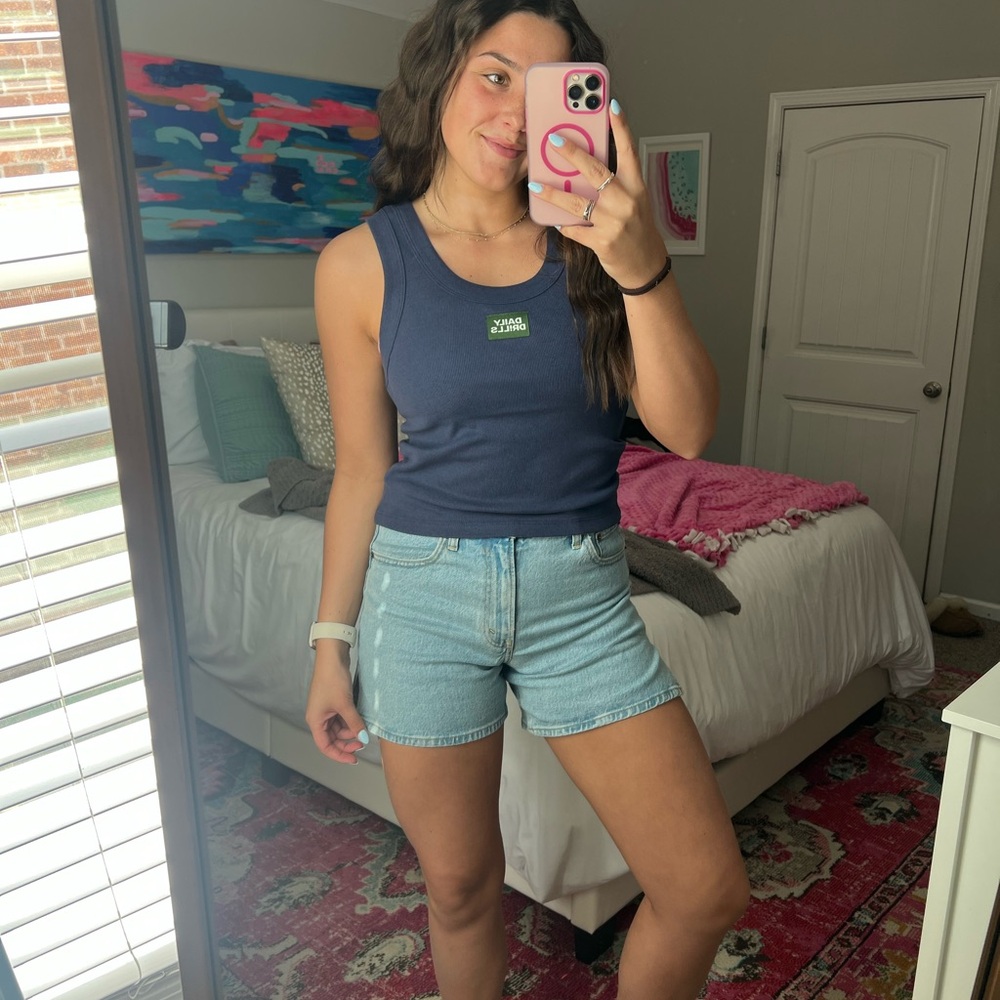 Daily Drills Navy Tank Top